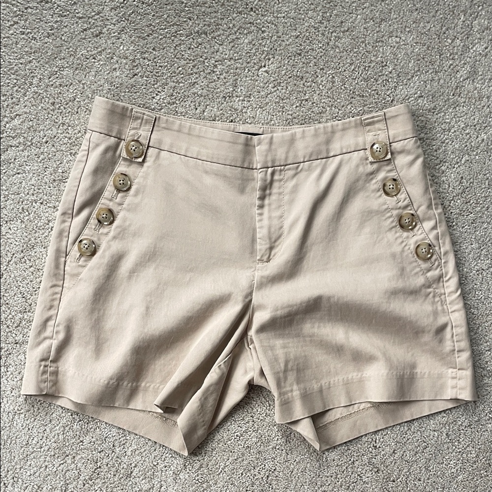 Banana Republic High Waist Tan Shorts